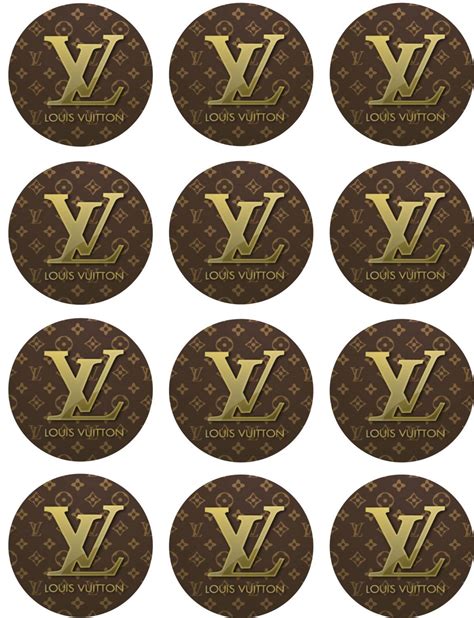 louis vuitton cupcake toppers|louis vuitton edible cupcake toppers.